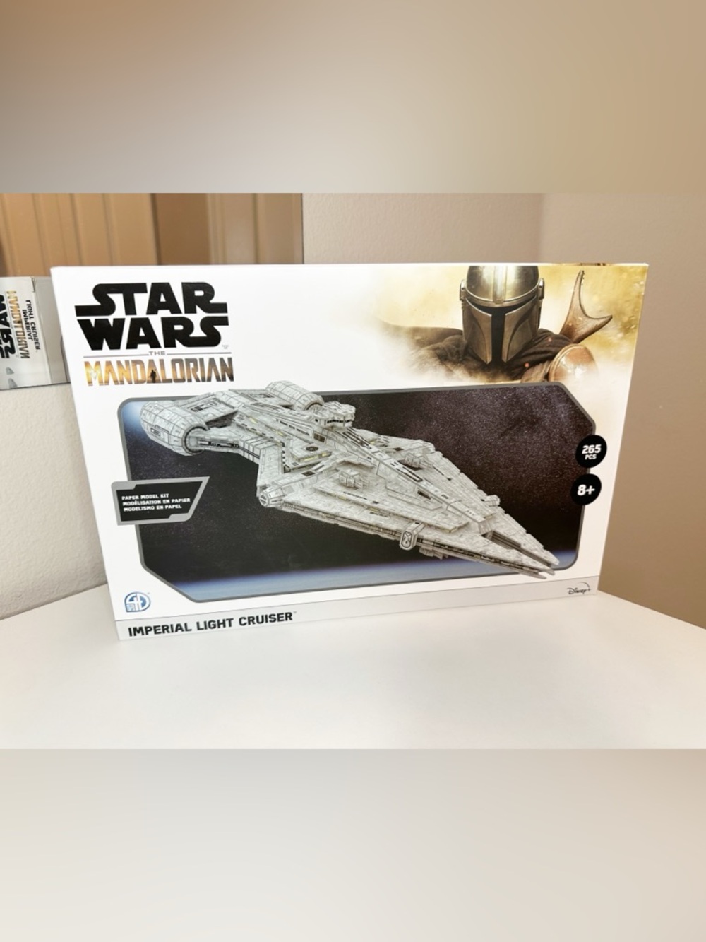 NWT 4D Cityscape Star Wars 3D Paper Model Kits Imperial Light Cruiser 8+